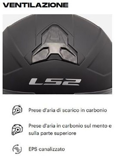 CASCO MODULARE LS2 FF910 ADVANT II MATT CONCRETE NEW !!!! OMOLOGAZIONE ECE 22.06 - Foto 8 di 12