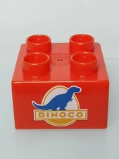 Mega Bloks Disney Cars Piston Cup Red Dinoco Replacement Block Brick