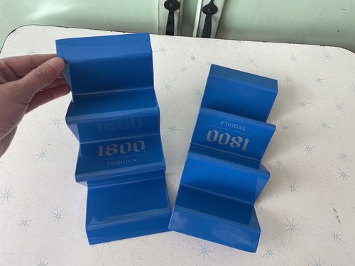 NUOVISSIMO Set 1800 Tequila Blu Plastica Porta Taco Cucina Barware Da Collezione - Foto 3 di 4