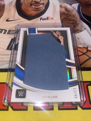 Panini Immaculate Pat McAfee Jumbo Ring Canvas Used WM38 SP/99 Colts WWE