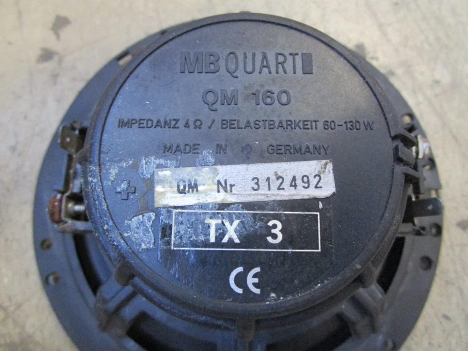 MB Quart QM 160 Lautsprecher 2-Wege 60 - 130 Watt 4 Ohm - Bild 3 von 4