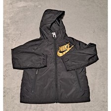 Nike hoodie windbreaker logo black kids boys logo 2-3 years lightweight