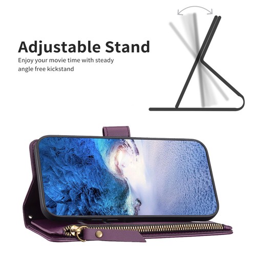 For Nokia G42 G22 G21 Case C12 C22 C32 PU Leather Zipper Multi Card Wallet Cover - Picture 56 of 71