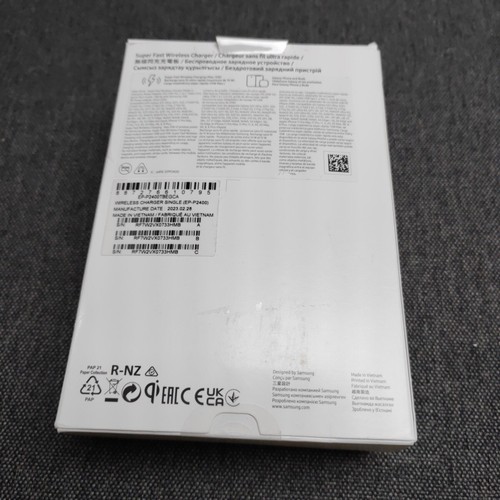 Samsung Chargeur Sans Fil Super Rapide 15W avec Adaptateur Voyage EP-P2400T - Photo 2 sur 6