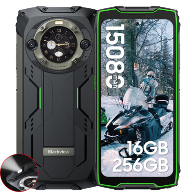Blackview BV9300 Pro Outdoor Handy Smartphone 16GB+256GB 15080mAh NFC/GPS/IP69K