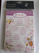 Hen Party Invitations ......20 Sheets & Envelopes...By Simon Elvin