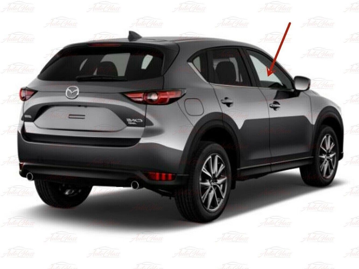 Fits: 2013 2016 Mazda CX5   4D Utility Rear Glass Back Window Dark/SOL HTD ANT
