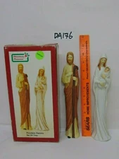 RGA NATIVITY FIGURINES 10" TALL 1993 BY CHRISTMAS TREASURES MARY JOSEPH JESUS 