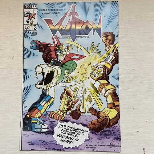 Voltron 1, 2 e 3 Set Completo 1985 Ottime Condizioni Defender of the Universe - Foto 8 di 9