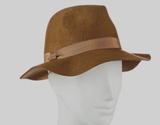 Women's 100 Wool Panama Hat - Color: Pecan  