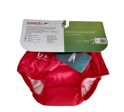 Speedo UV Swim Diaper with Snaps Infants 6 Months Reusable!! New - Picture 2 of 7