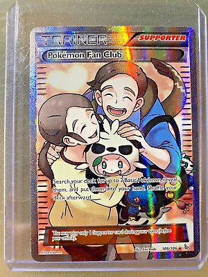 Pokémon TCG Pokemon Fan Club Flashfire 106/106 Holo Full Art for