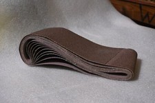 INDUSTRIAL ABRASIVES ABRASIVE BELTS 3" WIDTH, 23-3/4" LENGTH (LOT OF 10 BELTS)