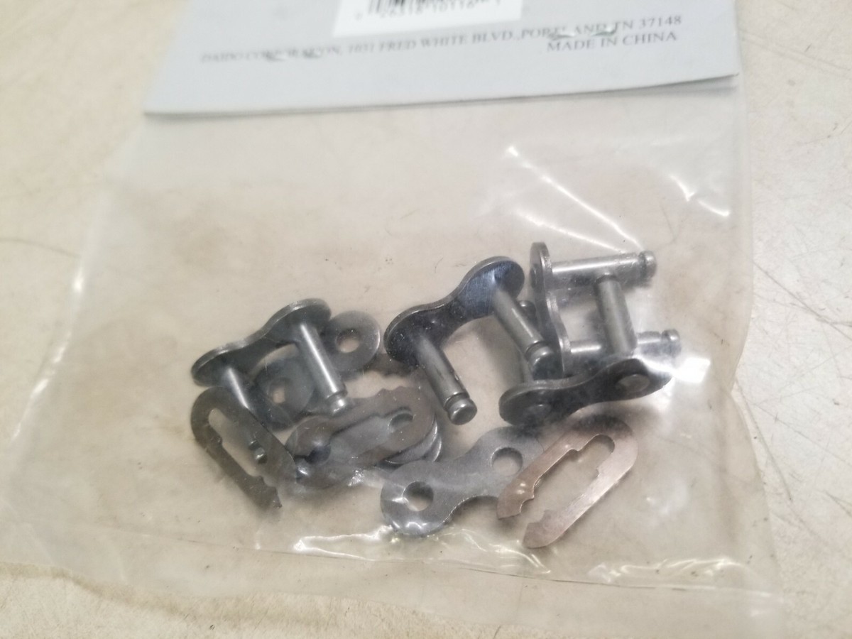 Lot of 4 - Tru-Pitch Roller Chain Replacement Links #40 (4/Pack