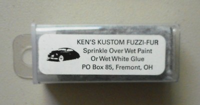 SILVER FUZZI-FUR FOR DICE ETC 1:24 1:25 KEN'S KUSTOM CAR MODEL ACCESSORY 101