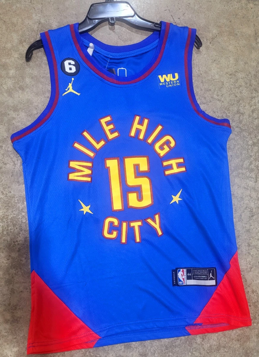 Denver Nuggets Nikola Jokic Royal Blue Jersey 15 Finals