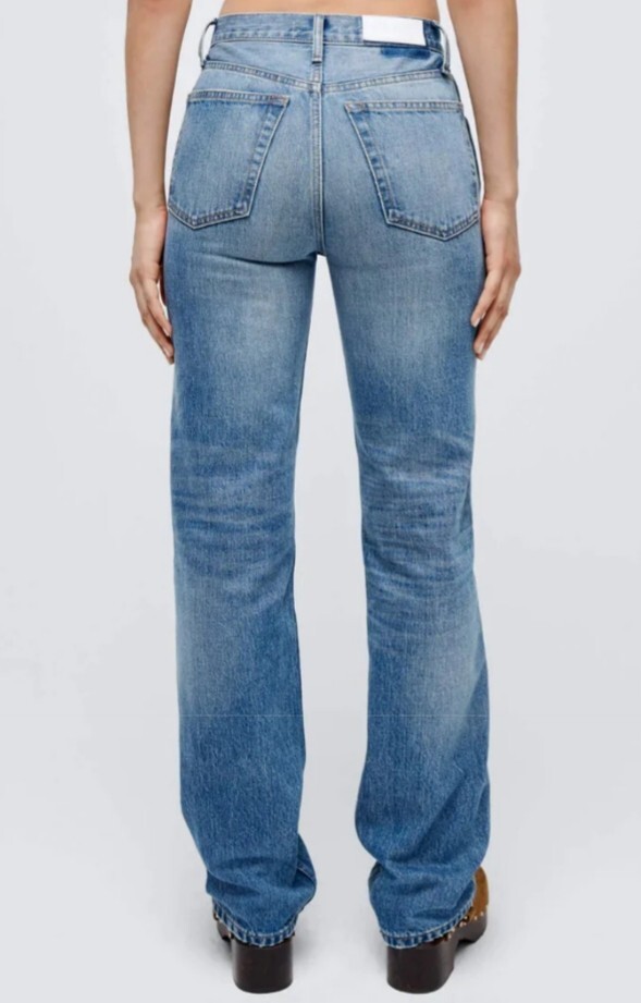 Re/done 90S HIGH RISE LOOSE, BLUE HAZE Size 29 Dark and
