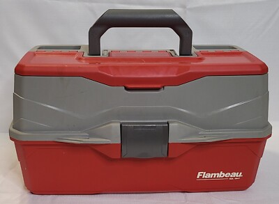 flambeau outdoors 3 tray classic tackle box Adventure 3-Tray 137-Piece Kit Fishermans Central Classic tray series features Drawtite latch Flambeau Outdoors 6383FG 3-Tray -