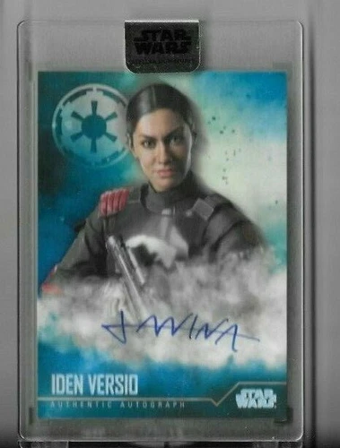 2020 Topps Star Wars Stellar Janina Gavankar Iden Versio Auto Autograph #ed / 25