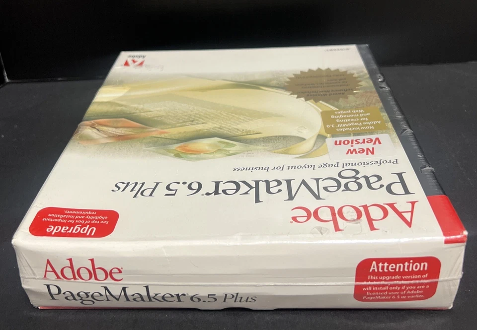 Adobe PageMaker 6.5 Plus Windows Upgrade Professional Page Layout Software - Image 3 of 4