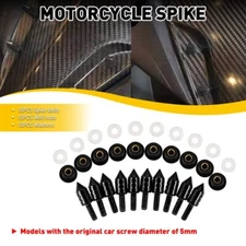 WindscreenA Windshield SPIKE Black Motorcycle Bolt Kit screenA Wind Bolts Screws