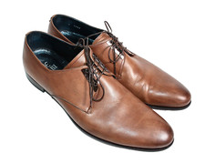 Fabi Couture! ELEGANT MEN'S SHOES MEN SHOES CHAUSSURES BROWN 45 # 4-1 #