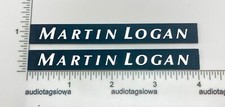 Martin Logan Motion 40 Speaker Badge Logo Custom Made Incised Acrylic Pair