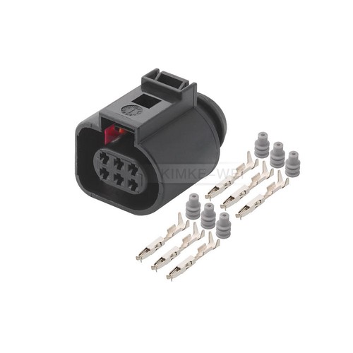 6 Pin Automotive Male Female Connector Plug Socket Kit for VW Audi Skoda Seat - Picture 6 of 7