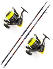 Kit surfcasting Canna PROMAX 4,20mt 180gr o 200gr + Mulinello gia imbobbinato