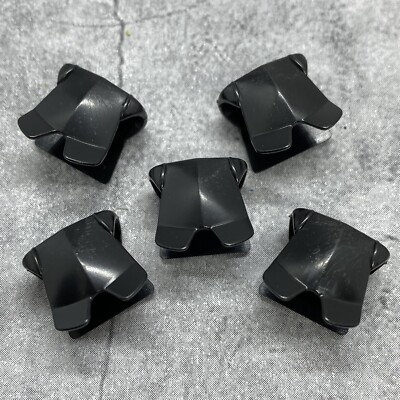 #ad 5pack Custom Classic Plain Armor Black Block Accessory for Minifigures E9kjc20 $3.95