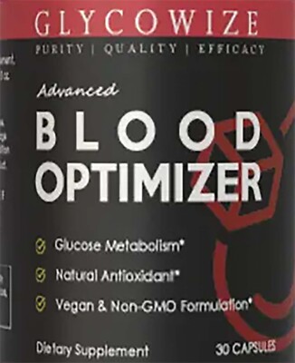 GlycoWize Blood Health Support Supplement 30 Capsules of Genuine Glyco Wize