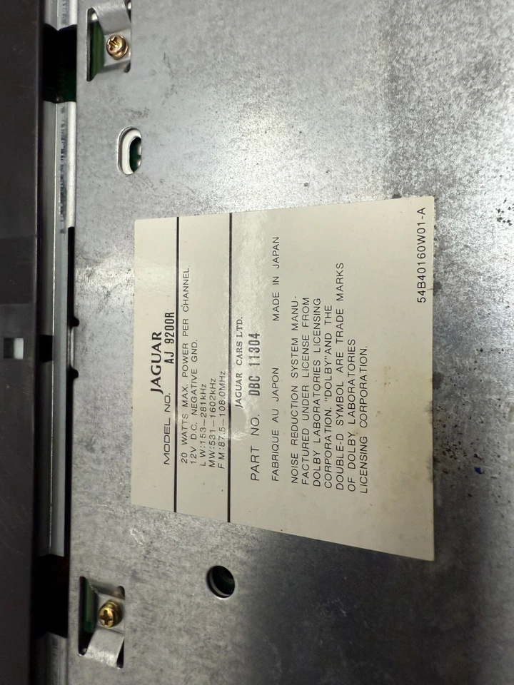 Jaguar XJ40 Autoradio Radio CD/Kassetten DBC11304 - Bild 3 von 3