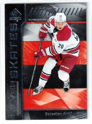 2016-17 SP Authentic Silver Skates #SSSA Sebastian Aho RC - Carolina Hurricanes