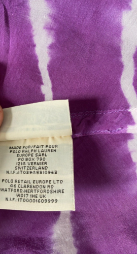 Ralph Lauren Denim & Supply Silk Tie Dye Tank Top Mini Dress Size L Festivals - Picture 6 of 10