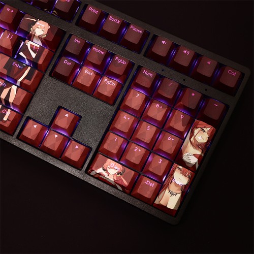 Rikuhachima Aru Blue Archive 108 PBT Keycap Set f/Cherry MX Keyboard Only Keycap - Picture 11 of 11