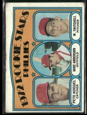 1972 Topps #14 Phillies 1972 Rookie Stars (Pete Koegel / MiAnderson / Twitchell)