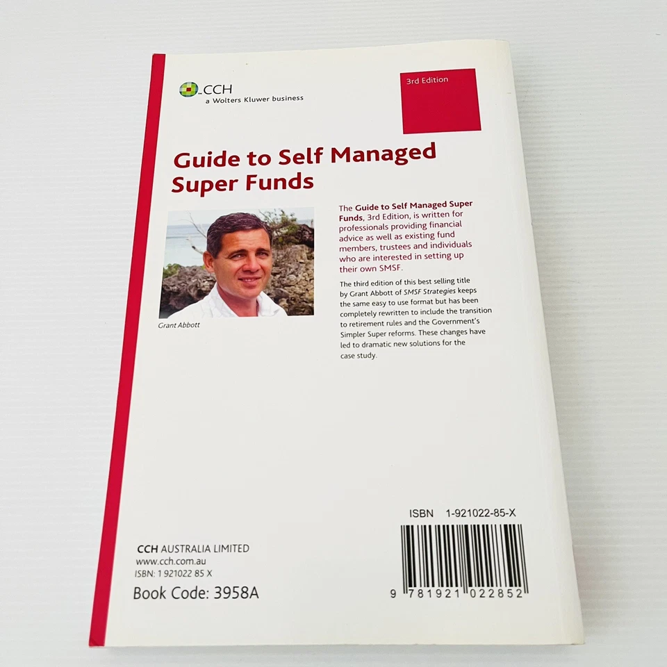 Guide to Self Managed Super Funds by Grant Abbott  Finance Money Superannuation - image 2 of 4