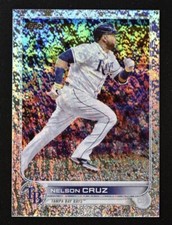 2022 Series 1 Base Foilboard #104 Nelson Cruz /875 - Tampa Bay Rays
