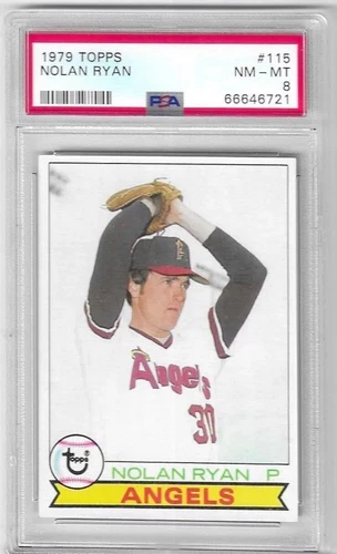 1979 Topps Nolan Ryan #115 PSA 8 (NM - MT) HOF - California Angels