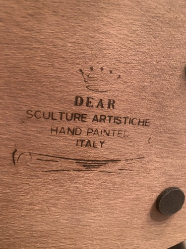 Beautiful Hand Painted Clown Sculpture by DEAR Artistiche , A Belcari , Italy - Picture 8 of 8