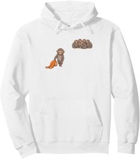 Retro Cute Baby Monkey Punch Family Zoo Unisex Hooded Sweatshirt