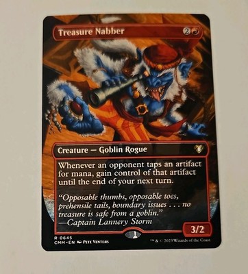 Treasure Nabber (Borderless) Commander Masters Regular