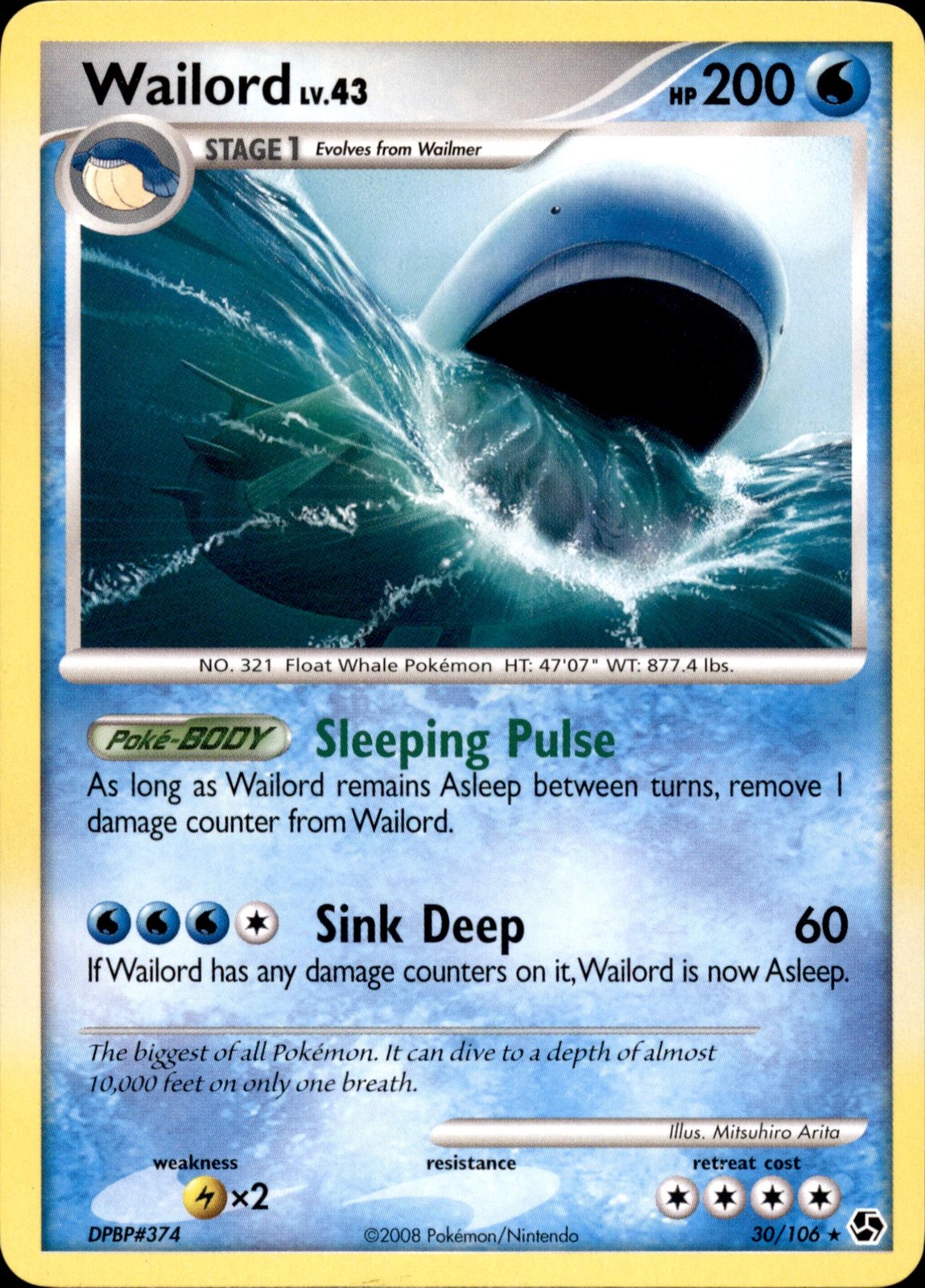 Great Encounters #30/106 Wailord