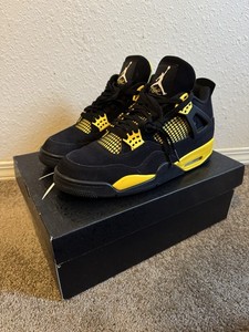 Black Yellow Jordan 4 | eBay