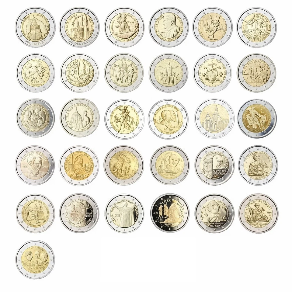 Vatican 2€ Euro Pièce Commémorative dans coffrets Neufs (Choix 2004 à 2025) - Photo 1/1