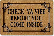 Funny Welcome Doormat 23.6 x 15.7 inch Non-Slip mat Gift mat Personalized Home