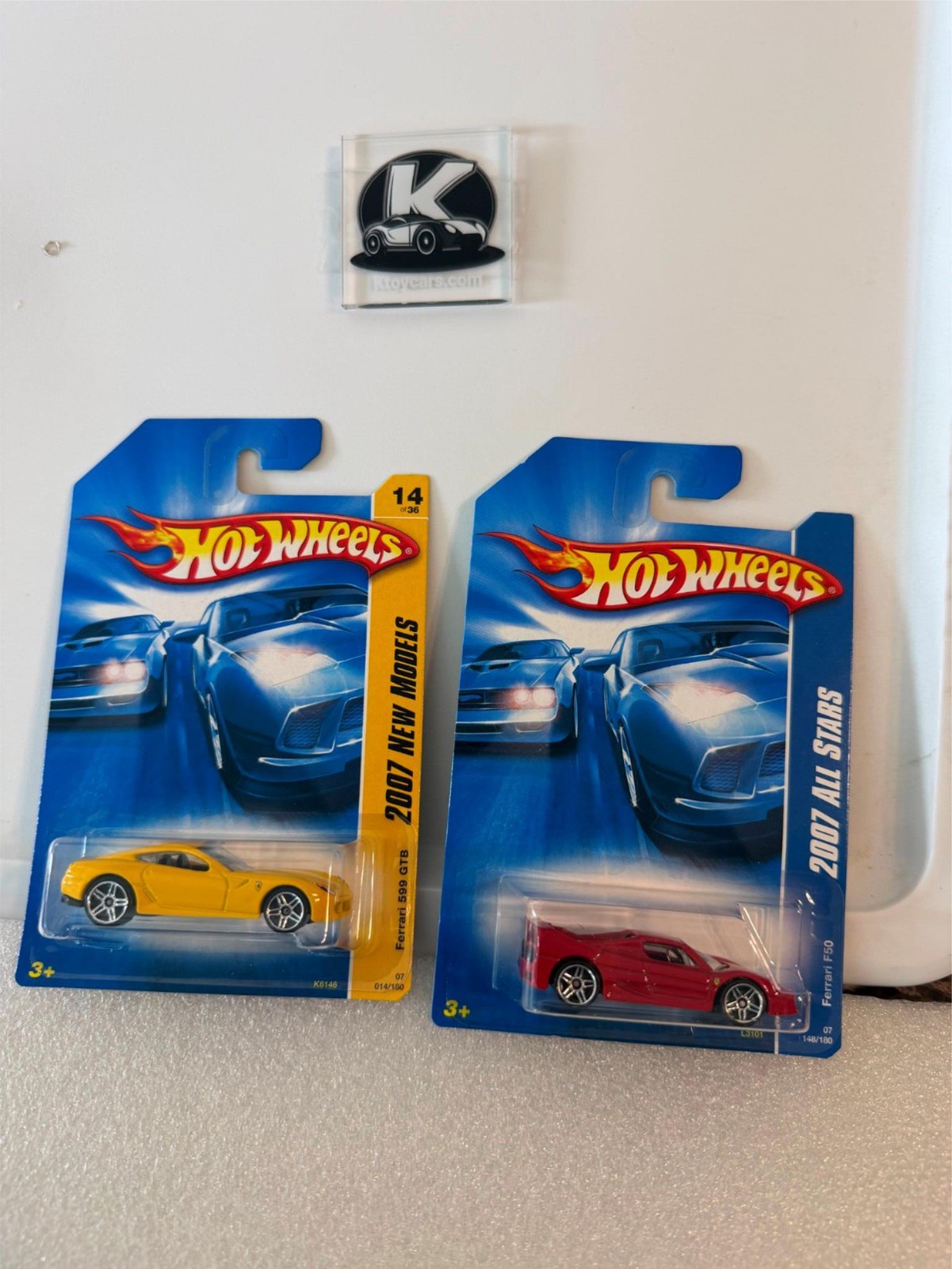 Hot Wheels 2007 New Models Ferrari 599 GTB - Ferrari F50 All Stars Lot of 2 A30