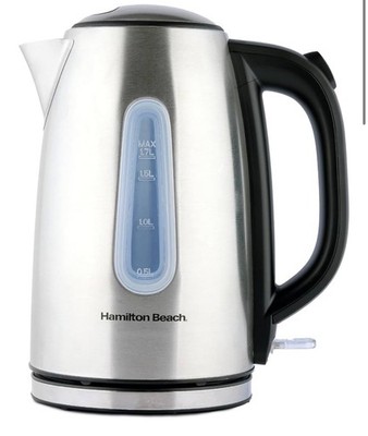 Hamilton Beach HB01402P Edelstahl Wasserkocher