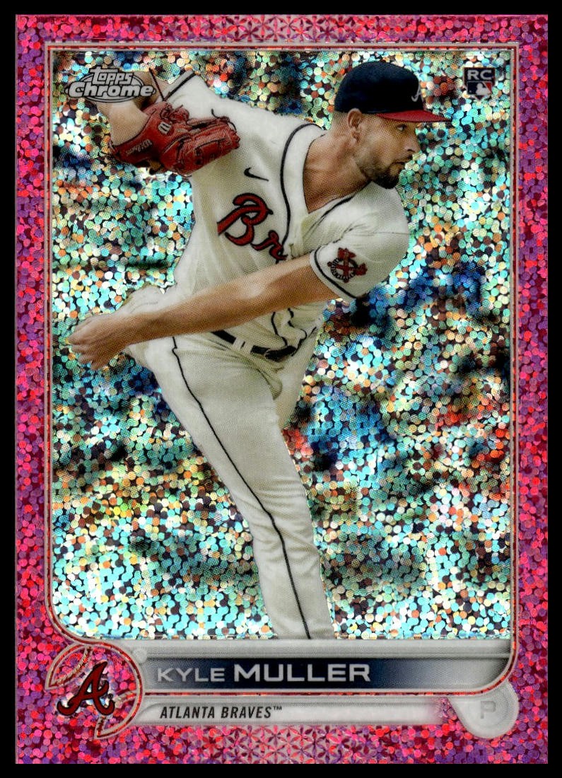 2022 Topps Chrome #70 Kyle Muller Magenta Speckle Refractor #/350