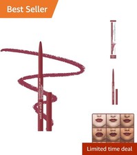 Matte Gel Lip Liner - Perfect Pout in Rich Burgundy for All Skin Types